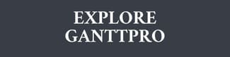 A dark gray rectangular banner with the text "EXPLORE GANTTPRO" written in white, capital letters, compares the features of SmartSuite vs Monday.com.