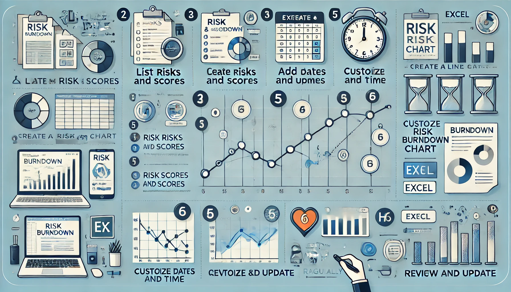 Risk Burndown Chart Instructions For Agile Projects