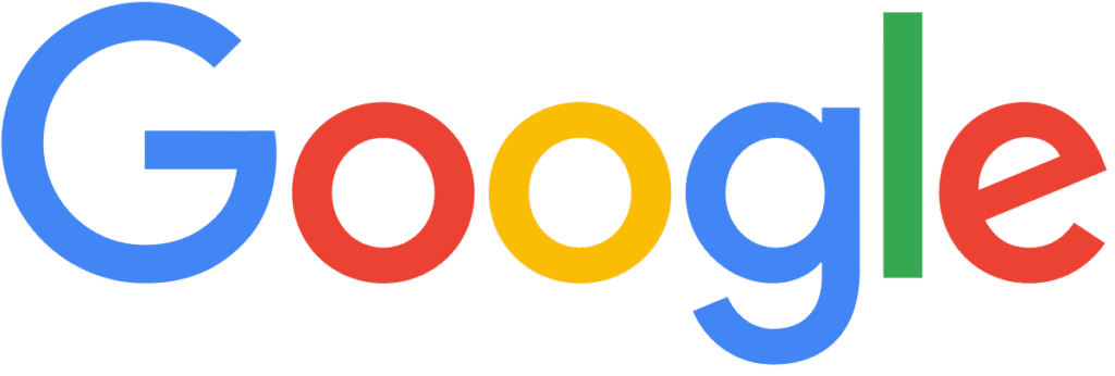 The Google logo featuring the word "Google" in a simple, bold font with letters colored blue, red, yellow, and green on a white background.