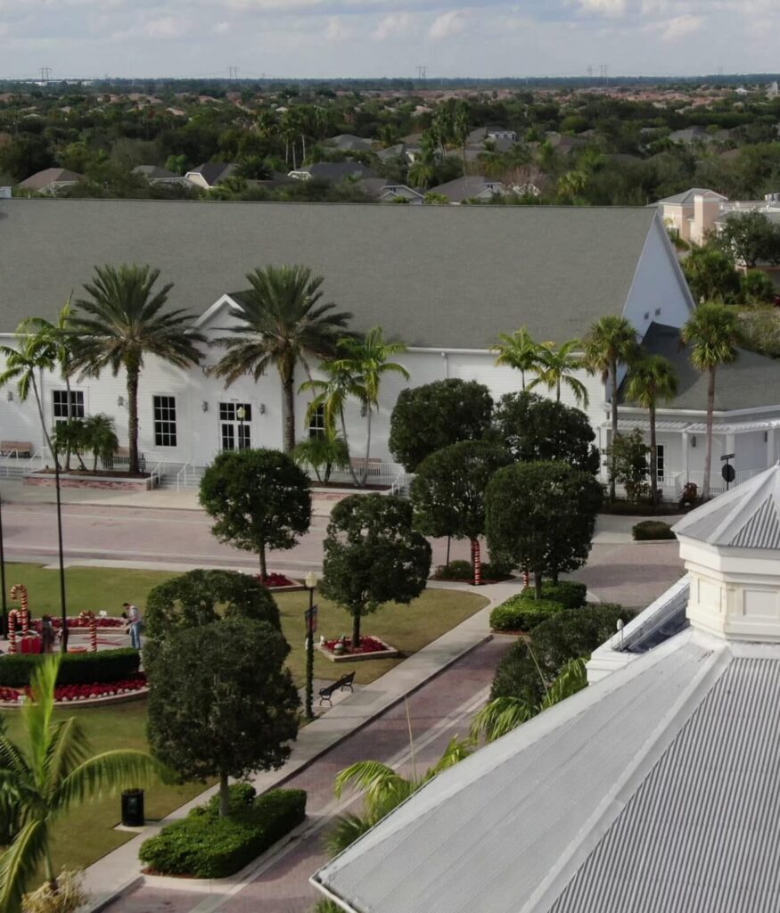 Aerial view of the Tradition community in Port Saint Lucie, Florida; start PMP or CAPM training with free 7-day access, live office hours, and 1-on-1 coaching.